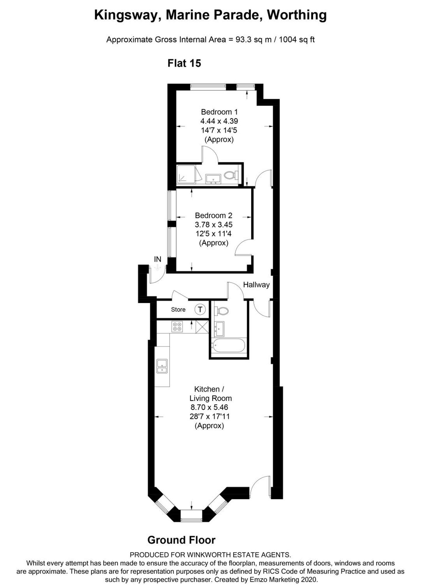 Stunning 2 Bed Apartment Sea Views And Parking Вётинг Экстерьер фото